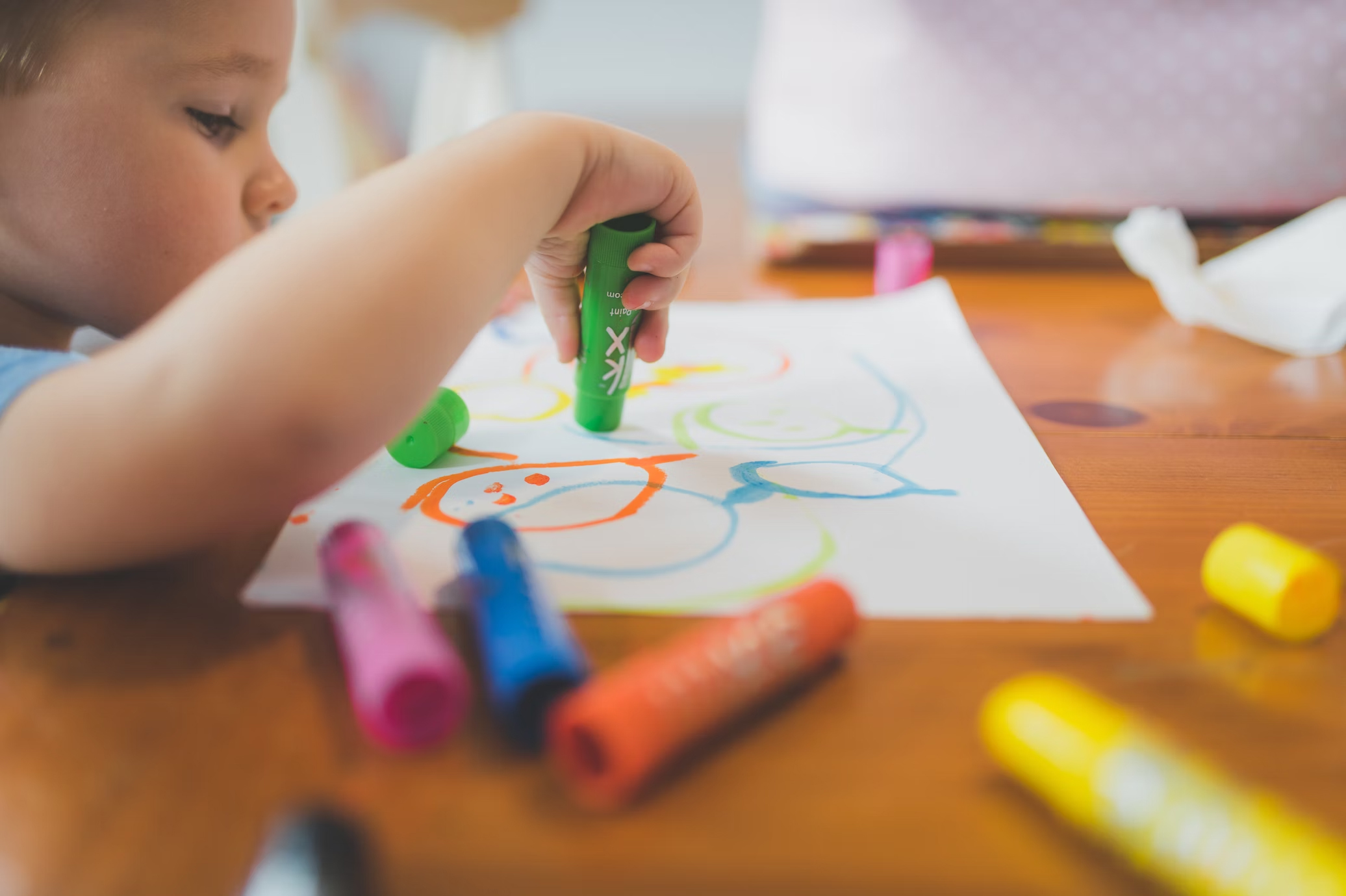 Lot de 6 Baby crayons - Premier âge MAPED - Drawin'Kids
